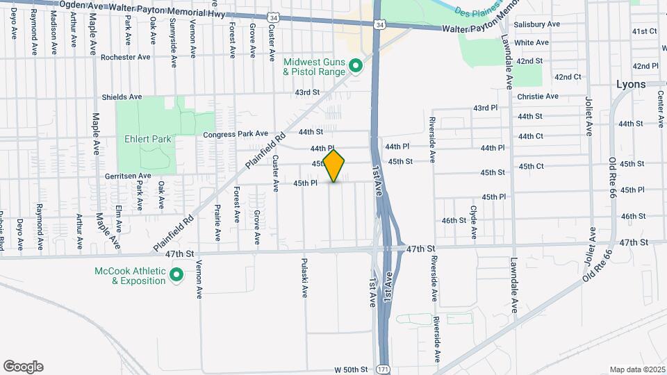 4517 Cracow Ave Map and Location Details
