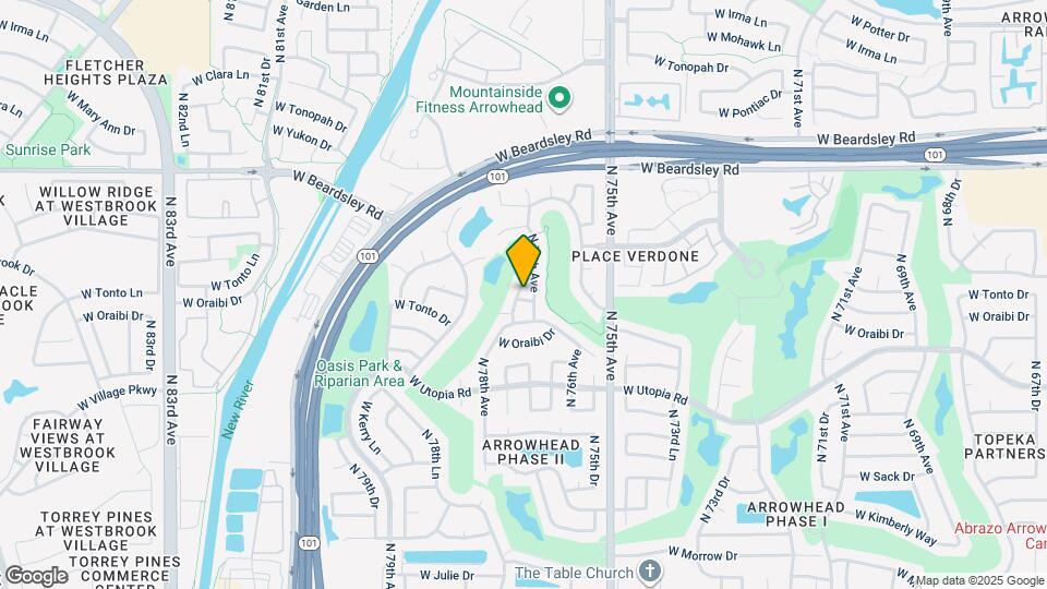 7712 W Behrend Dr Mapa y Detalles de la Ubicación
