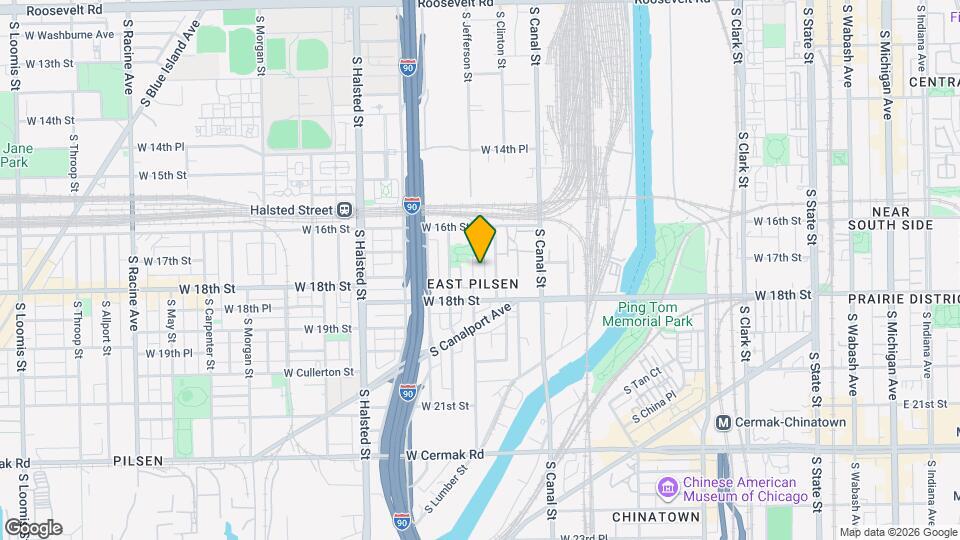 1703 S Jefferson St Map and Location Details