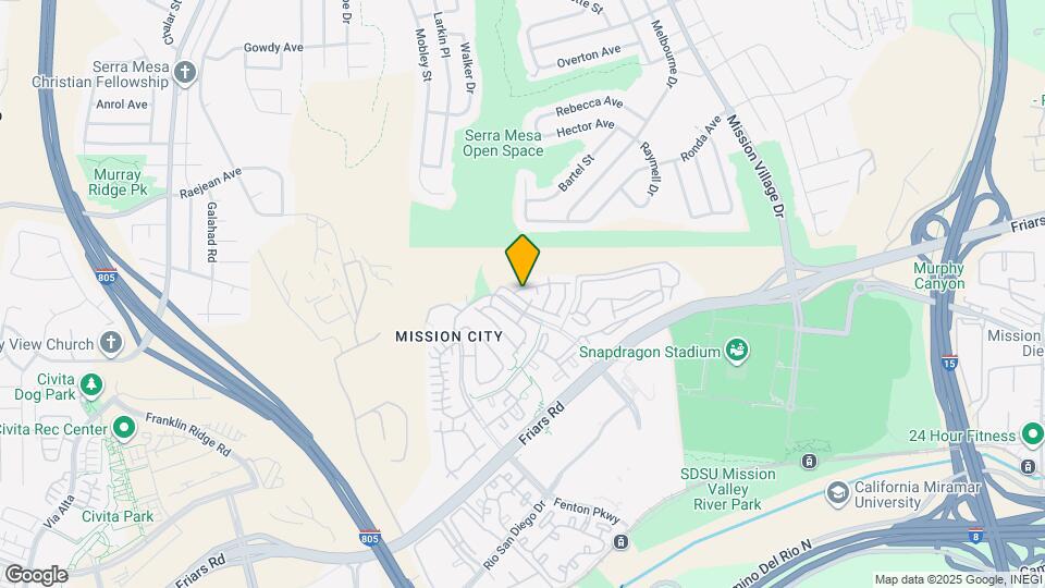 2727 Bellezza Dr Map and Location Details