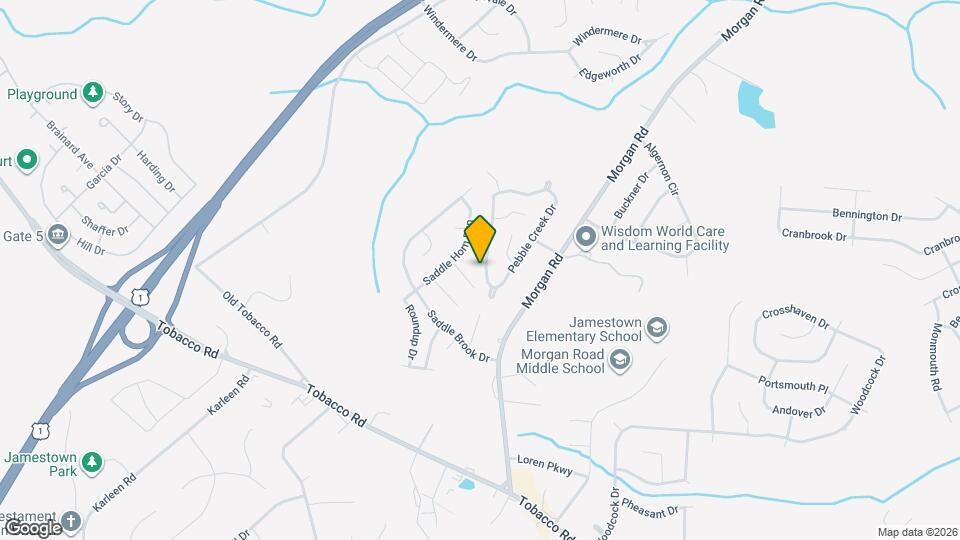 3622 Pebble Creek Dr Mapa y Detalles de la Ubicación