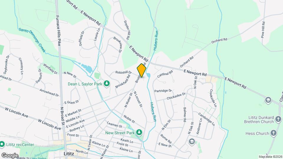 665 Brunnerville Rd Map and Location Details