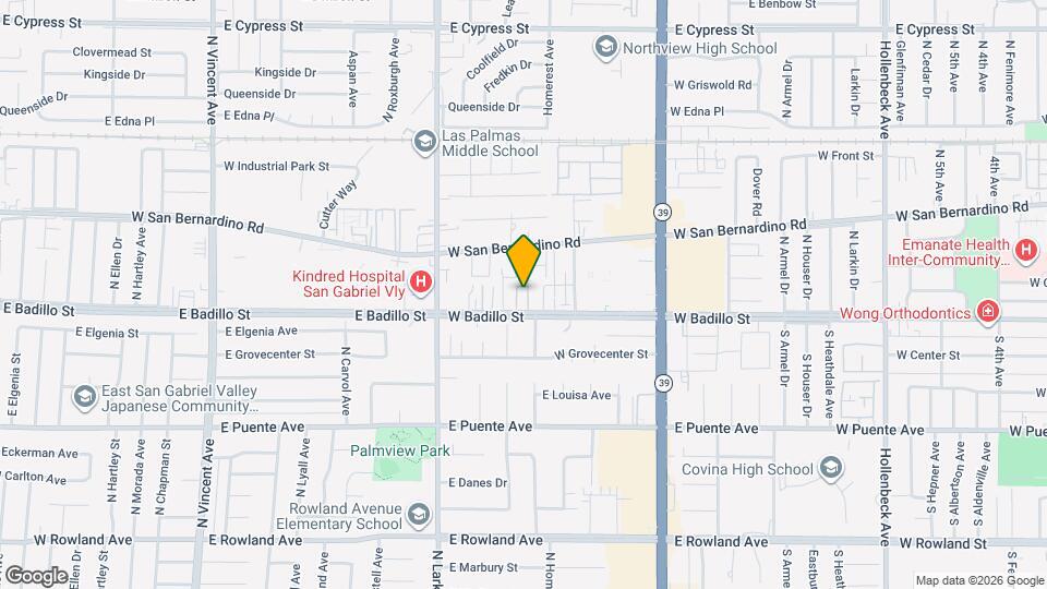 1151 W Badillo St, Unit C Map and Location Details