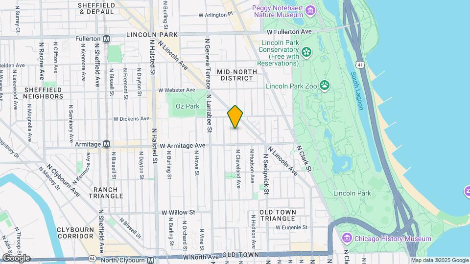 2026 N Cleveland Ave Mapa y Detalles de la Ubicación