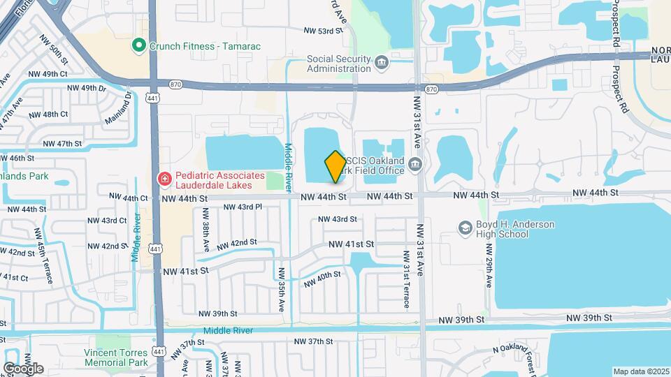 3405 NW 44th St Map and Location Details