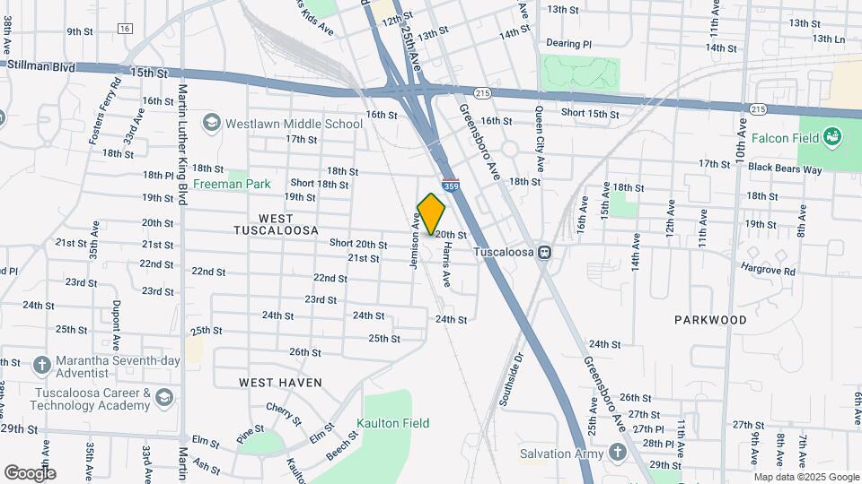 2635 20th St Map and Location Details