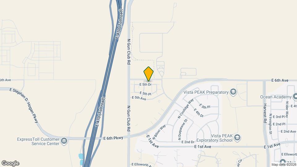 23592 E 5th Dr Map and Location Details