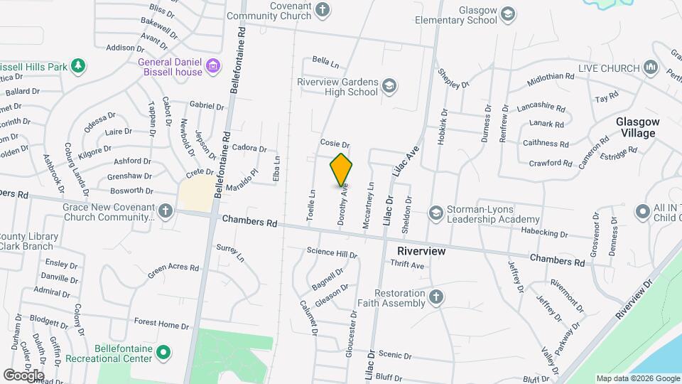 10053 Dorothy Ave Map and Location Details