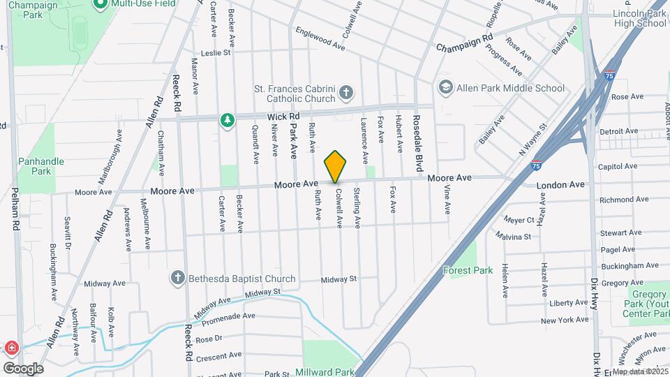 9616 Colwell Ave Map and Location Details