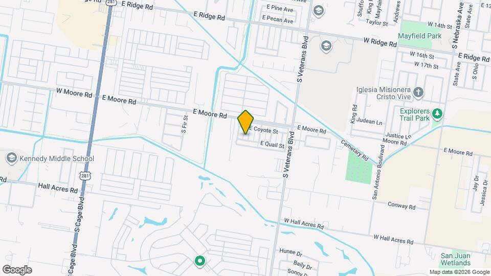 1806 S Ironwood St Map and Location Details