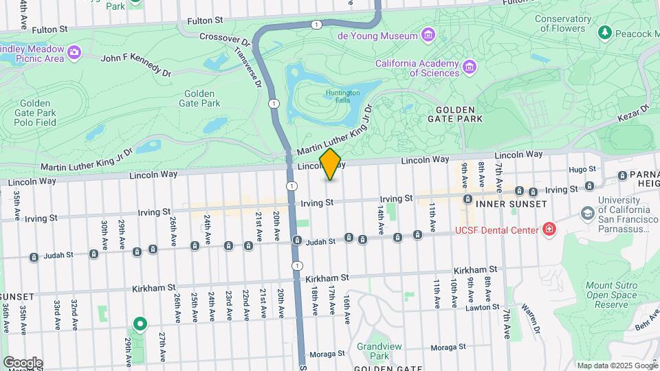 1256 17th Ave Mapa y Detalles de la Ubicación