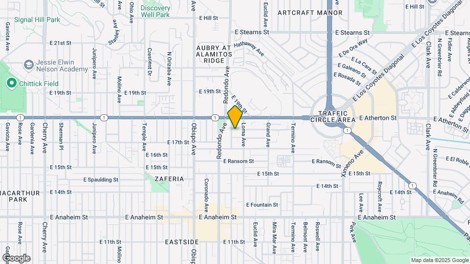 1750 Newport Ave Map and Location Details