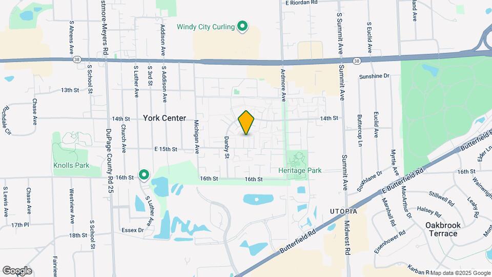 1S252 Stratford Ln Map and Location Details