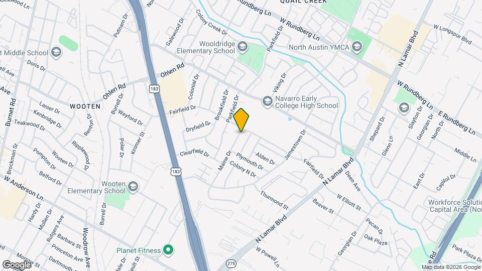 8525 Maine Dr Map and Location Details