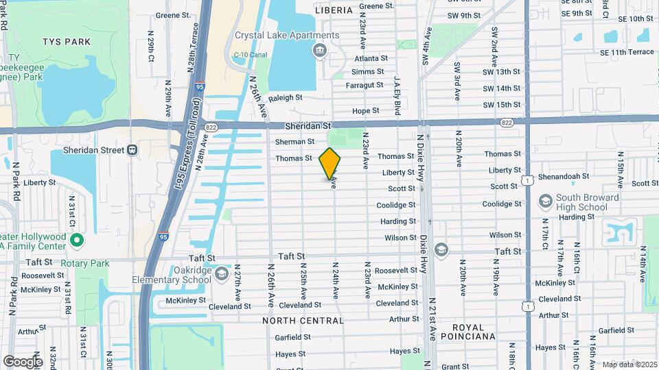 2407 Scott St Map and Location Details