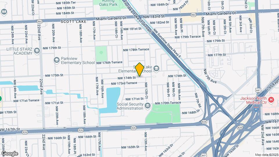 1270 NW 174th St Mapa y Detalles de la Ubicación