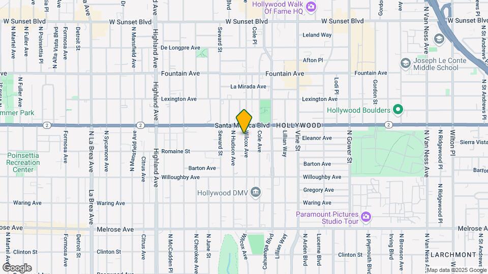 1035 Wilcox Ave Map and Location Details