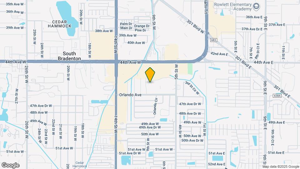 4507 9th St W Map and Location Details
