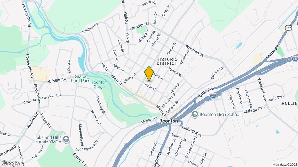 204 Church St Map and Location Details