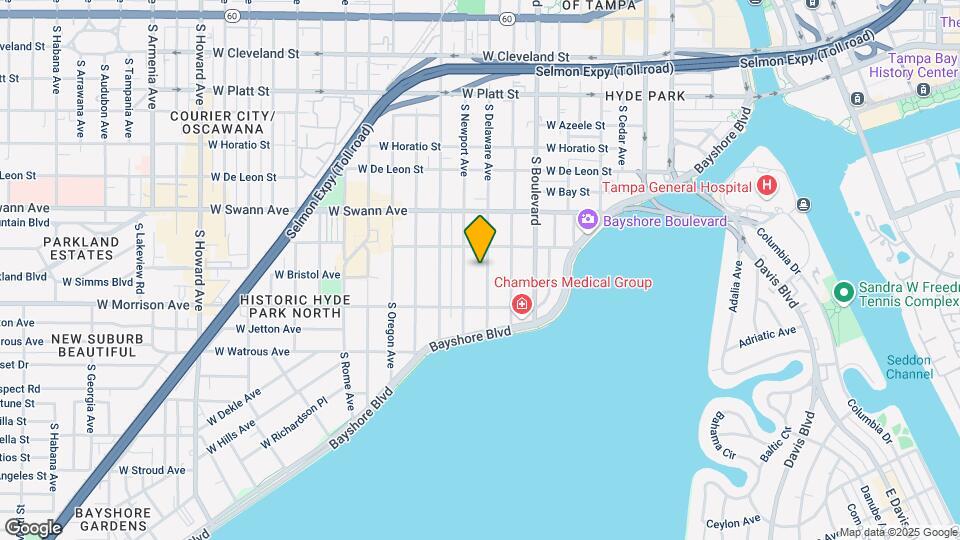 809 S Delaware Ave Map and Location Details