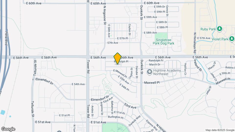 18955 E Robins Pl Map and Location Details