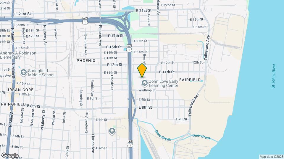 1524 Dyal St Map and Location Details