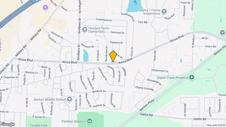 1906 Alcoa Blvd Map and Location Details