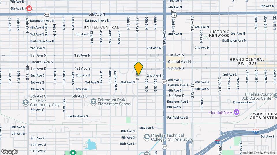200 37th St S Mapa y Detalles de la Ubicación