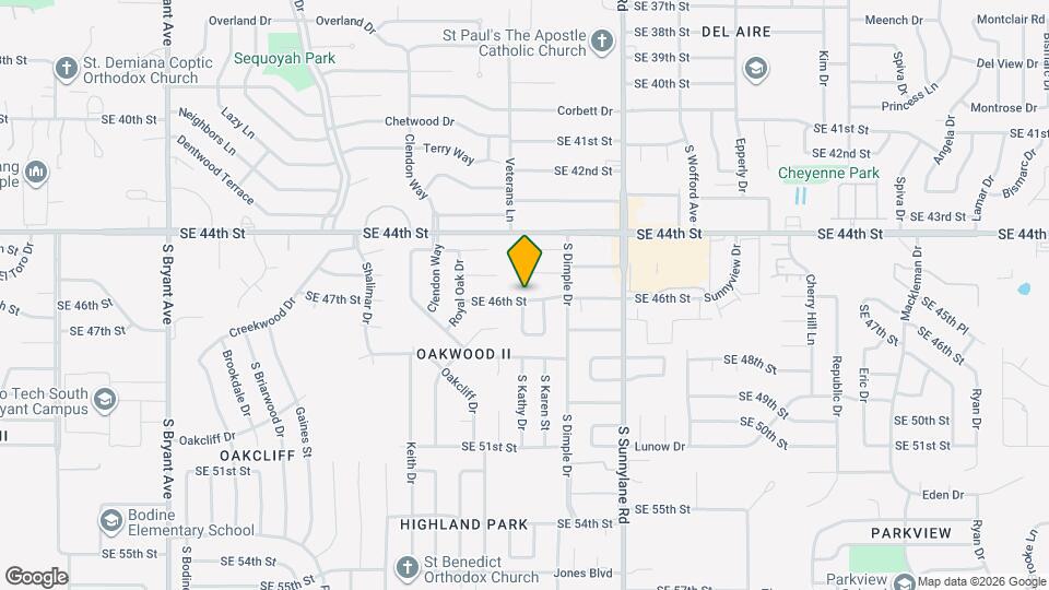 4009 SE 46th St Map and Location Details