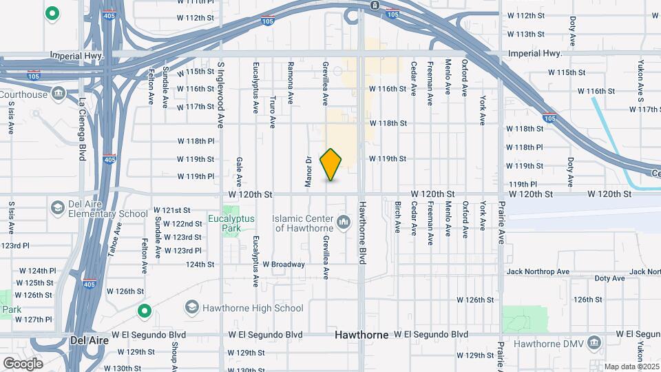 11982 Grevillea Ave Map and Location Details