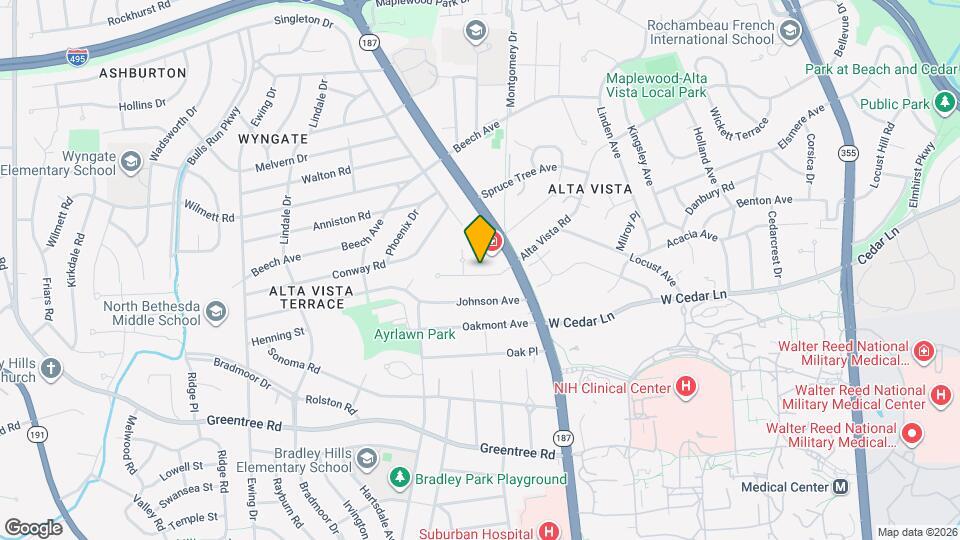 5611 Alta Vista Rd Map and Location Details