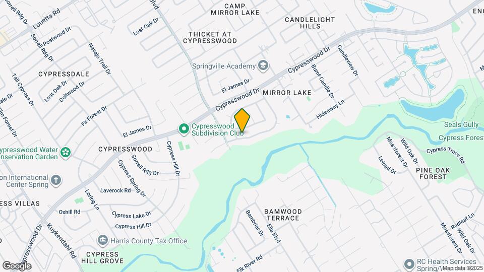 3518 Blue Cypress Dr Map and Location Details