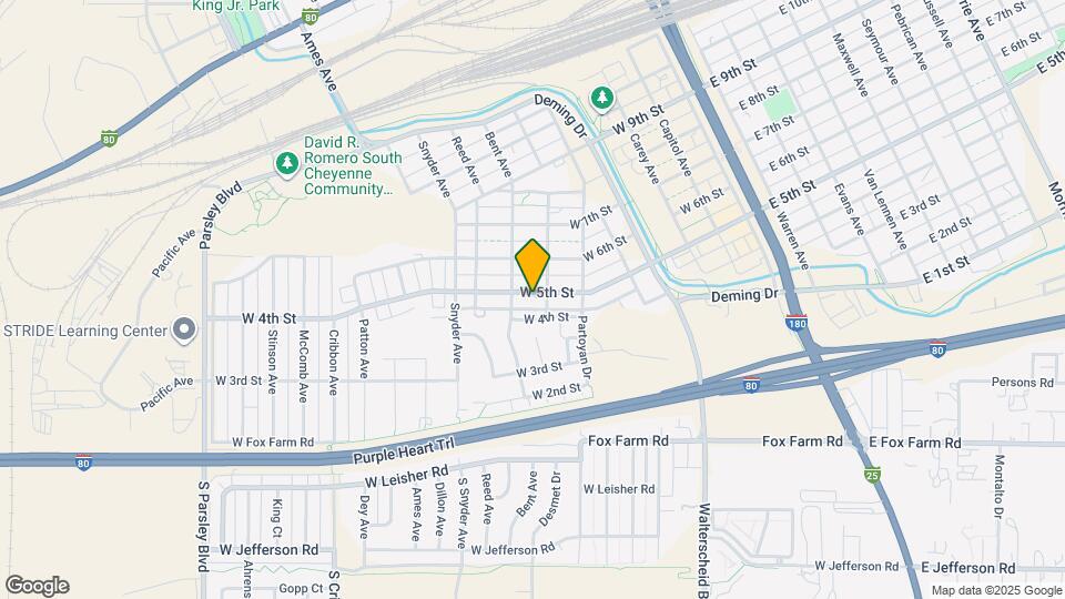 609 W 5th St Map and Location Details