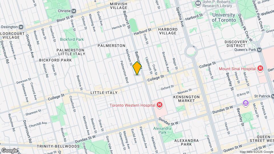 319 Markham St Map and Location Details