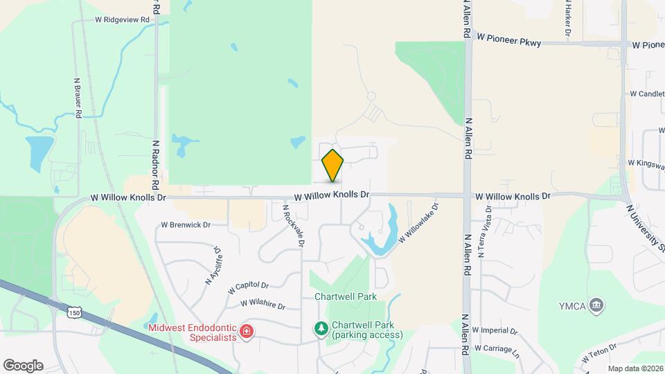 3015 W Willow Knolls Dr Map and Location Details