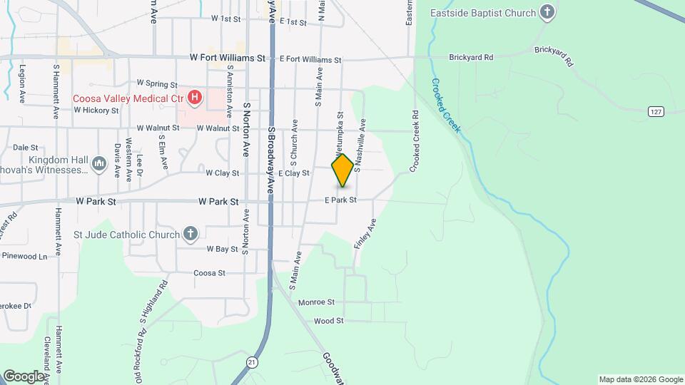 322 Wetumpka St Map and Location Details