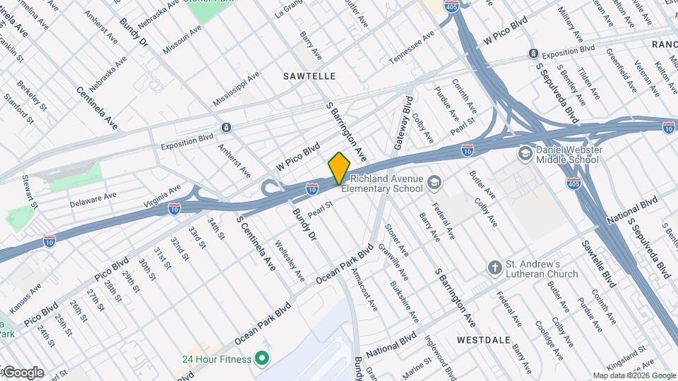 2491 Granville Ave Map and Location Details