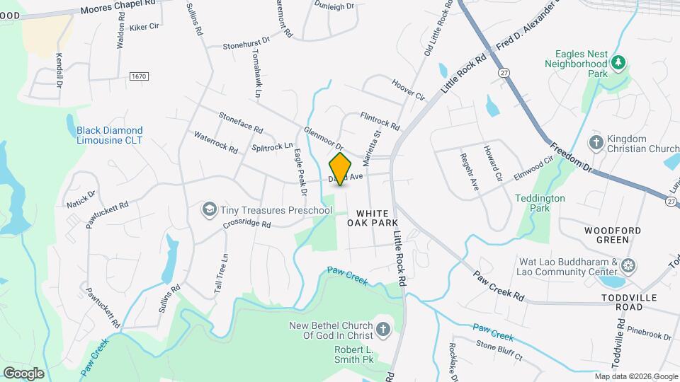 1020 Ashford St Map and Location Details