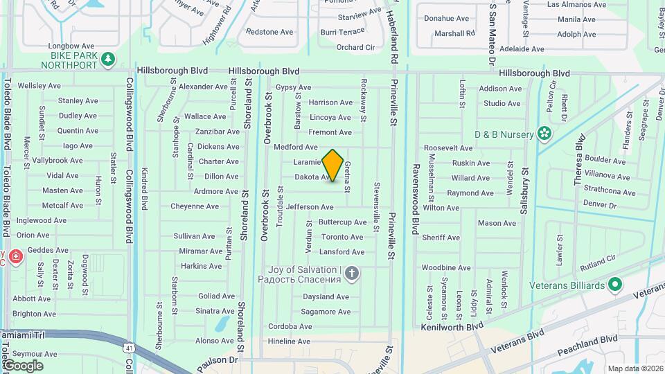 18396 Moonshadow Ave. Map and Location Details