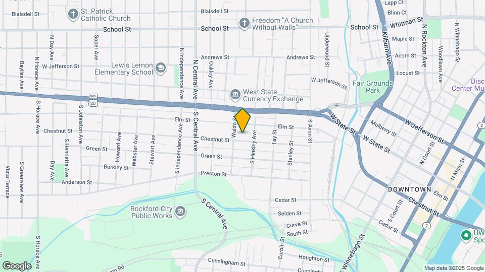 1421 Chestnut St Map and Location Details