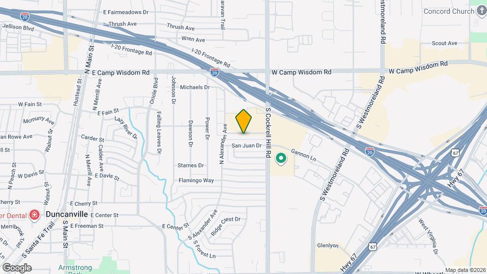 726 Skyline Dr Map and Location Details