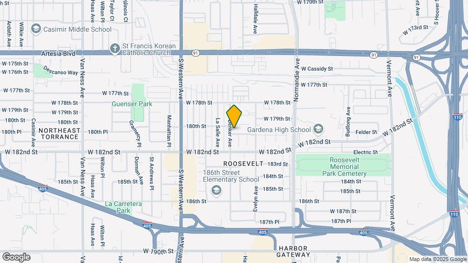1555 180th St Map and Location Details