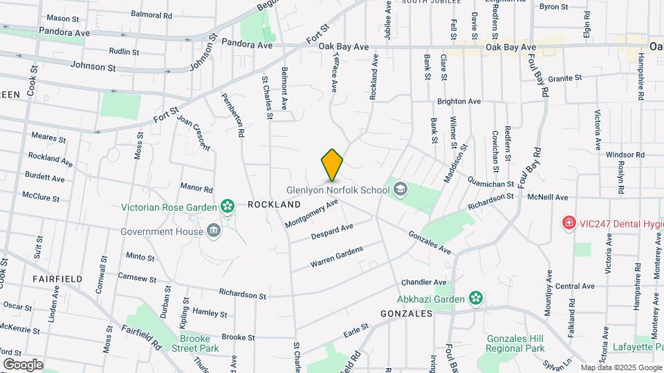1595 Rockland Ave Map and Location Details