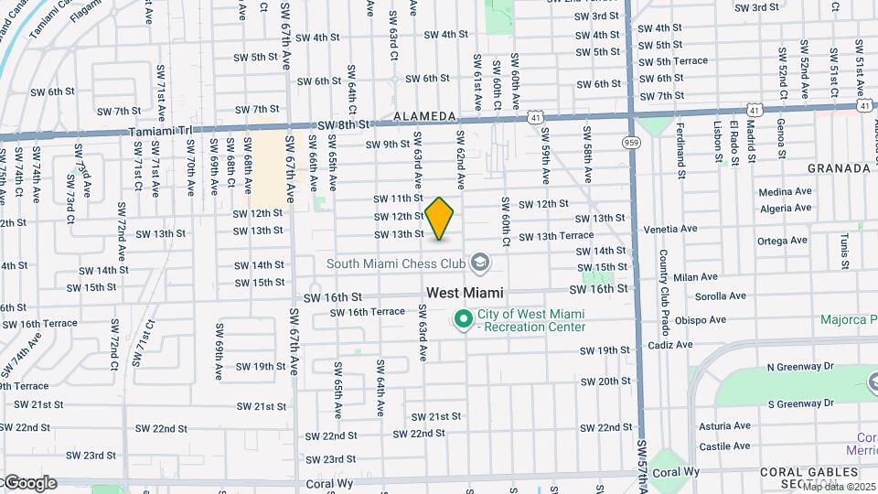 6257 SW 14th St Mapa y Detalles de la Ubicación