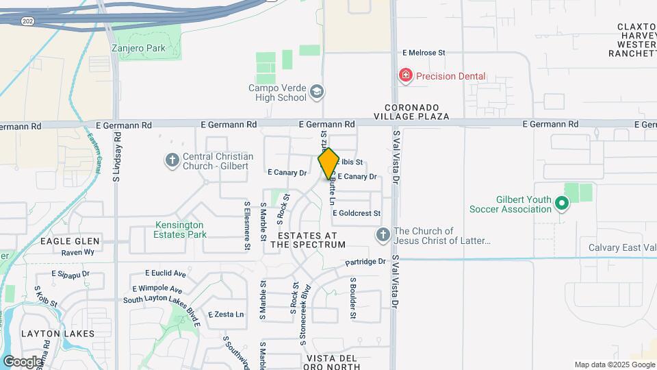 4180 S Butte Ln Map and Location Details
