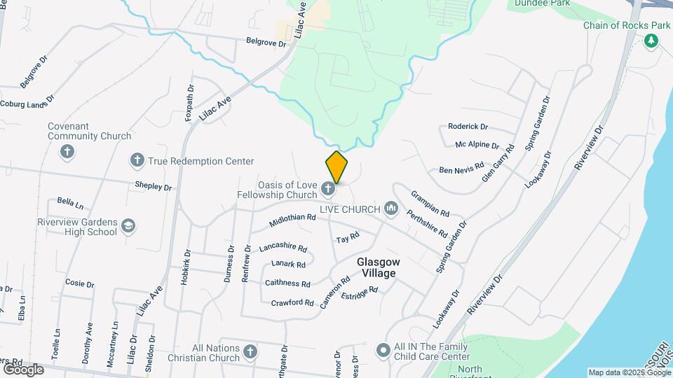 10600 Dunkeld Cir Map and Location Details