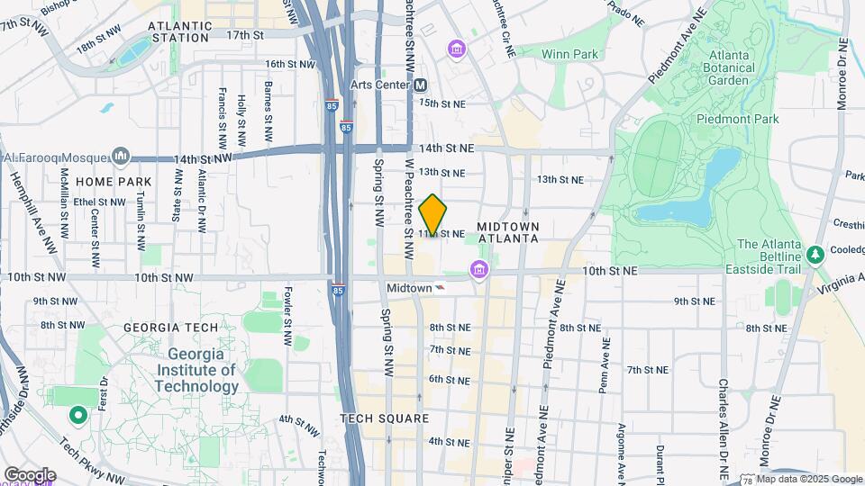 MAA Midtown Map and Location Details