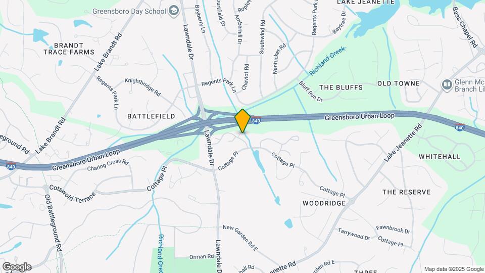 4704 Lawndale Dr Mapa y Detalles de la Ubicación