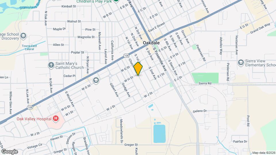 314 Church St Map and Location Details