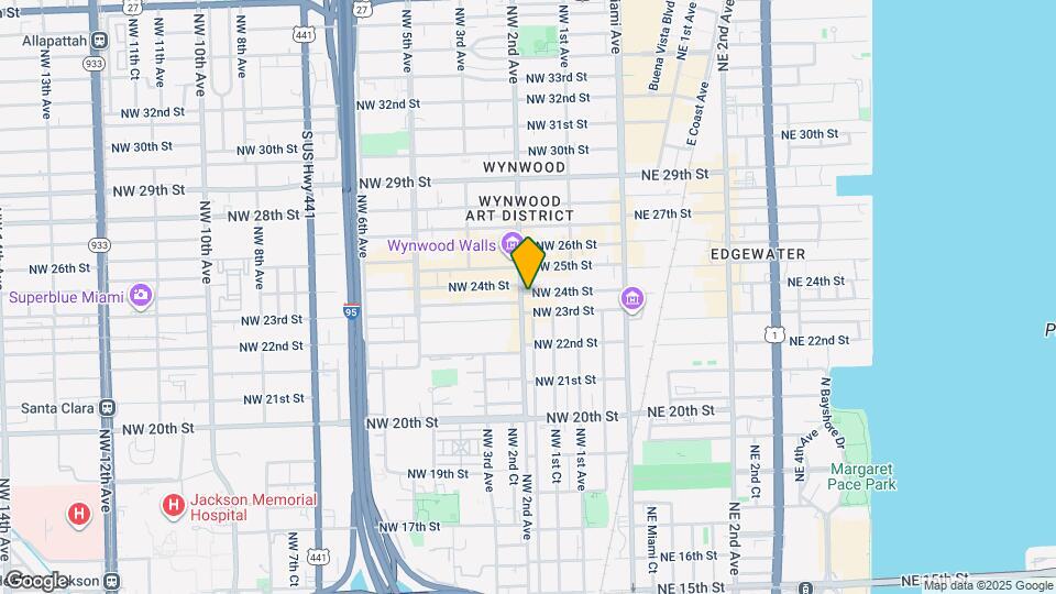 198 NW 24th St, Unit B2 Mapa y Detalles de la Ubicación